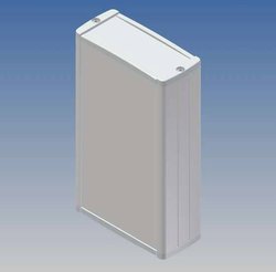 Etui aluminiowe TEKO ekstrudera z panelami ABS, wewnętrzne gniazda dla PCB, recesed area for a keypad membrane. Wkręty z rowkiem 145 x 86 x 37 mm biały RAL 9002/Light szary RAL 9018 Obudowa uniwersalna TEKO TEKAL 22.30, (D x S x W) 145 x 85.8 x 36.9 mm, a