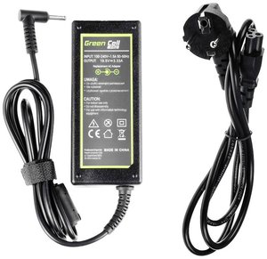 Green Cell PRO Ładowarka Zasilacz do laptopa HP Envy Sleekbook Ultrabook 19,5V 3,33A 4,5-3,0mm Green Cell AD49P Zasilacz do laptopa 65 W 19.5 V 3.33 A Odpowiedni do: HP