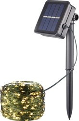 Solarny łańcuch świetlny   WS-SL05 200L 0.6 W ciepła biel 2 lm