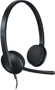Zestaw słuchawkowy On Ear Logitech H340 981-000475 Stereo czarny