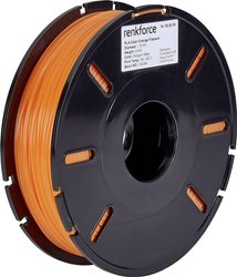 Filament do drukarek 3D PLA Renkforce RF-4511214, Średnica filamentu: 1.75 mm, 500 g, pomarańczowy, żółty