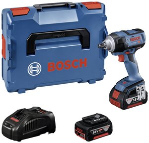 Wkrętarka udarowa akumulatorowa Bosch Professional GDS 18V-300 18 V 4.0 Ah zaw. walizkę, zaw. 2 akumulatory