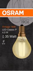 Żarówka LED OSRAM 4058075293496 E14 4 W = 35 W 420 lm ciepła biel 1 szt.