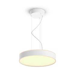 Philips Hue Biały Amb. Lampa wisząca Enrave biała 4500 lm ze ściemniaczem Reflektor sufitowy LED Philips Lighting Enrave Hue 4116231P6 33.5 W