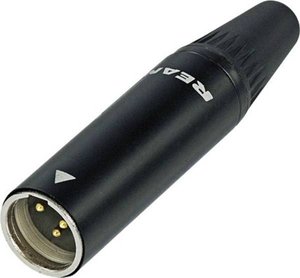 Złącze męskie XLR, miniaturowe  RT5MC-B Rean AV RT5MC-B złącze męskie proste Ilość styków: 5  czarny 1 szt.
