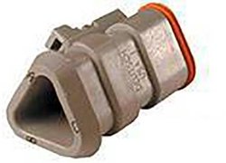 Obudowa złącza pin żeńskiego na kabel TE Connectivity DT06-3S-E008, wire-to-wire, piny: 3, 1 szt.