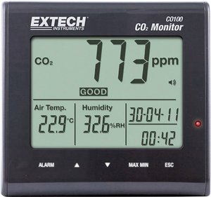 Miernik jakości powietrza, dwutlenku węgla Extech CO100