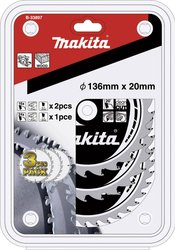 Tarcza tnąca zestaw Makita  136 x 20 x 1 mm 1 zest.