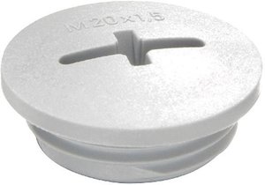 Zaślepka Wiska 10064670  M32   poliamid szaro-biały (ral 7035) 1 szt.
