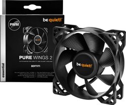 BeQuiet Pure Wings 2 80mm Wentylator do obudowy PC czarny (S x W x G) 80 x 80 x 25 mm