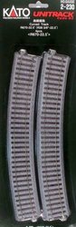 2-230 H0 Kato Unitrack Tor- łuk  22.5 ° 670 mm