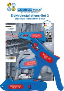 Zestaw zawiera Szczypce do ściągania izolacji no. 5 + nóż do kabli. S 4 - 28 Ściągacz izolacji WEICON TOOLS No S 4 + No 5 52881002