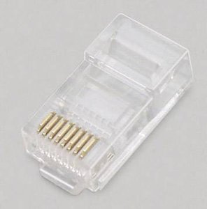Złącze męskie RJ BKL Electronic 142141, RJ10, piny:4P4C, 1 szt.