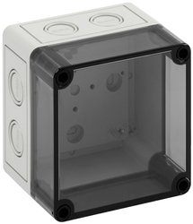 Obudowa instalacyjna Spelsberg TK PS 1111-9-tm 10650401, poliwęglan, polistyrol (EPS), 110 x 110 x 90 , szaro-biały (ral 7035), 1 szt.
