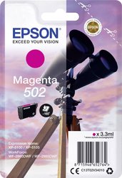 Epson atrament T02V3, 502 tusz oryginalny  Magenta C13T02V34010