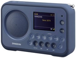 Radio kieszonkowe Sangean DPR-76BT DAB+, UKW blokada klawiszy granatowy