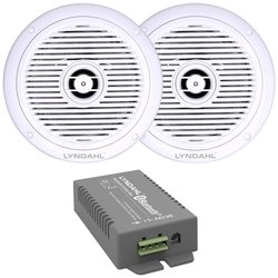 Głośnik 2-drożny, do zabudowy Lyndahl LYNCS180IPS2, 4 Ω, biały, 1 zest.