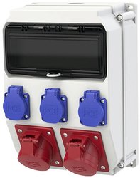 Tablica rozdzielcza PCE 9135119, 400V, 16A, IP54