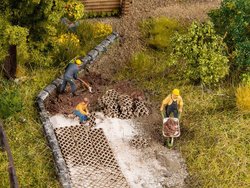 NOCH Laser-Cut minis 0014227 Kamienie murawy H0 wycinany laserowo