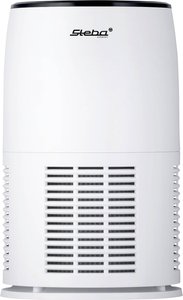 Oczyszczacz powietrza z czujnikiem drobnego pyłu PM 2,5, sterylizacją UV i filtrem HEPA (H13) Oczyszczacz powietrza Steba 361200 LR 12  80 m³ biały