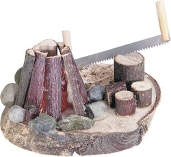 Ognisko do szopki z piłą, wys. 54 mm, 3,5 V