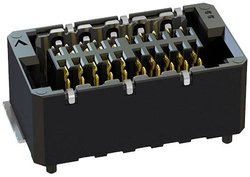 Niskoprofilowe, ekranowane gniazdo Zero8 20-stykowe ept 406-52120-51 Listwa pin, żeńska 1 szt.