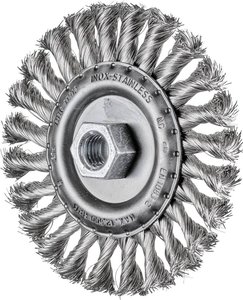 PFERD Szczotka okrągła pleciona RBG Ø 115 x 12 mm Drut ze stali nierdzewnej M14 Ø 0,35 do szlifierki kątowej  43312004 1 szt.