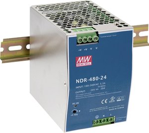 Zasilacz na szynę DIN Mean Well NDR-480-48, 480 W