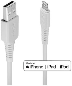Kabel USB LINDY, USB 2.0, Złącze męskie USB-A, Złącze męskie Lightning, 3.00 m