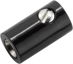 Miniatorowe gniazdo laboratoryjne Złącze żeńskie proste Średnica pinu: 2.6 mm czarny Kahlert Licht  1 szt.