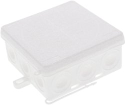 Skrzynka przyłączeniowa Wiska KA 012/5 WH, IP55, (D x S x W) 86 x 86 x 41 mm, kremowo-biały, 1 szt.
