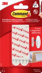Command ™ Duże paski samoprzylepne i uzupełniające Pasek samoprzylepny 3M 17023PFGN 8 szt.