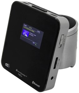 Radiobudzik soundmaster UR260SI DAB+, UKW funkcja budzika szary