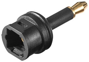 Kabel optyczny audio Toslink Goobay 3 m, adapter 3.5 mm