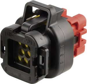 Obudowa złącza pin żeńskiego na kabel TE Connectivity AMPSEAL 776286-1, automotive, piny: 8, 17 A, 1 szt.