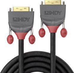 kabel DVI LINDY LINDY 10m DVI-D Kabel M/M Anthra Line 36240, 10.00 m