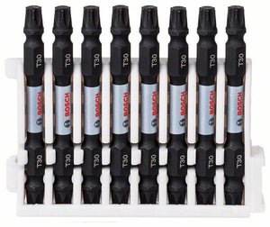 Zestaw bitów podwójnych Impact Control, 8 szt., T30-T30, 65 mm Bity dwustronne Bosch Accessories  2608522341 1 zest.