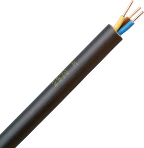 Kabel podziemny Kopp 153310045, 3 G 1.50 mm², 10 m, czarny