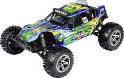 Elektryczny wózek piaskowy 1:10 Stagger BL 100% RTR Super Combo Model samochodu RC Reely Stagger, 2,4 GHz