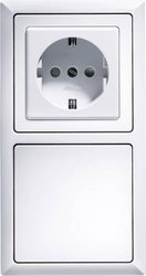 Ramka Eltako 30000310, biały (matowy)