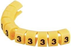 Oznacznik kablowy TRU COMPONENTS TC-MB2/3203 1593425, poliamid, 4 do 5.10 mm, 10 szt.