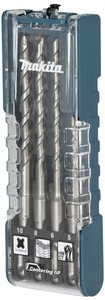 Zestaw wierteł krętych do kamienia Makita  E-13596 5 mm, 6 mm, 8 mm, 10 mm 1 zest.