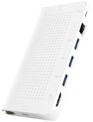 Stacja dokująca USB-C® Twelve South Stacja dokująca USB-C® StayGo USB-C Hub, weiß Odpowiedni dla marki: Apple MacBook zintegrowany czytnik kart
