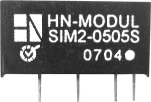 Przetwornica DC/DC, do PCB HN Power SIM2-0505S-SIL7 5 V/DC 5 V/DC 400 mA 2 W Ilość wyjść: 1 x