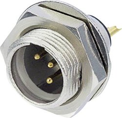 Złącze męskie XLR, miniaturowe RT4MPR Rean AV RT4MPR złącze męskie do wbudowania pionowego Ilość styków: 4 srebrny 1 szt.