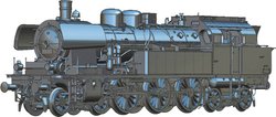 Lokomotywa parowa H0 Piko H0 50607, Digital AC Sound, Rozstaw osi: 170 mm
