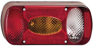 Lampa tylna uchwytu na rowery 12 V, 24 V Fristom 90447 1 szt.