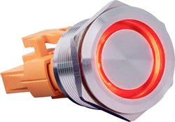 Przełącznik przyciskowy Joy-it BUTTON22B-L-RD BUTTON22B-L-RD, 22.20 mm, 250 V/AC, 7 A, 1 szt.