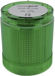 Element wieży sygnalizacyjnej LED ComPro CO ST 70 GL 024, 24 V DC/AC, ziel. IP65