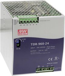 Zasilacz na szynę DIN Mean Well TDR-960-48, 48 V/DC, 20 A, 960 W